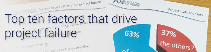 Top ten factors that drive project failure